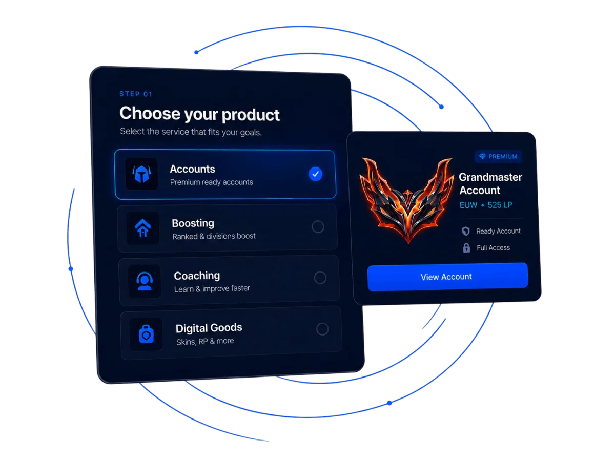 Account cards illustration